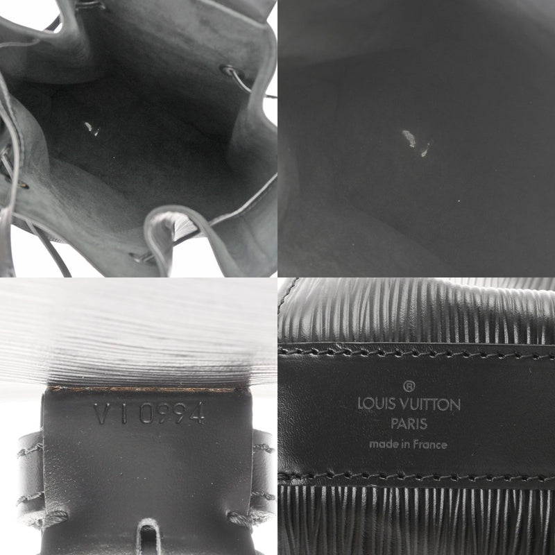 LOUIS VUITTON ルイヴィトン エピ サックアド ノワール M80153 レディース レザー リュック・デイパック ABランク 中古 銀蔵