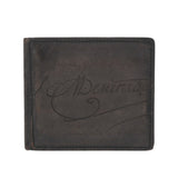 BERLUTI ベルルッティ カリグラフィ マネークリップ付札入れ ブラウン メンズ レザー 二つ折り財布 ABランク 中古 銀蔵