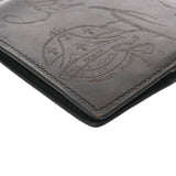 BERLUTI ベルルッティ カリグラフィ マネークリップ付札入れ ブラウン メンズ レザー 二つ折り財布 ABランク 中古 銀蔵