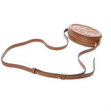 CELINE セリーヌ オーバルパース キュイルトリオンフ タン ブラウン 10I703DPQ レディース レザー ショルダーバッグ ABランク 中古 銀蔵