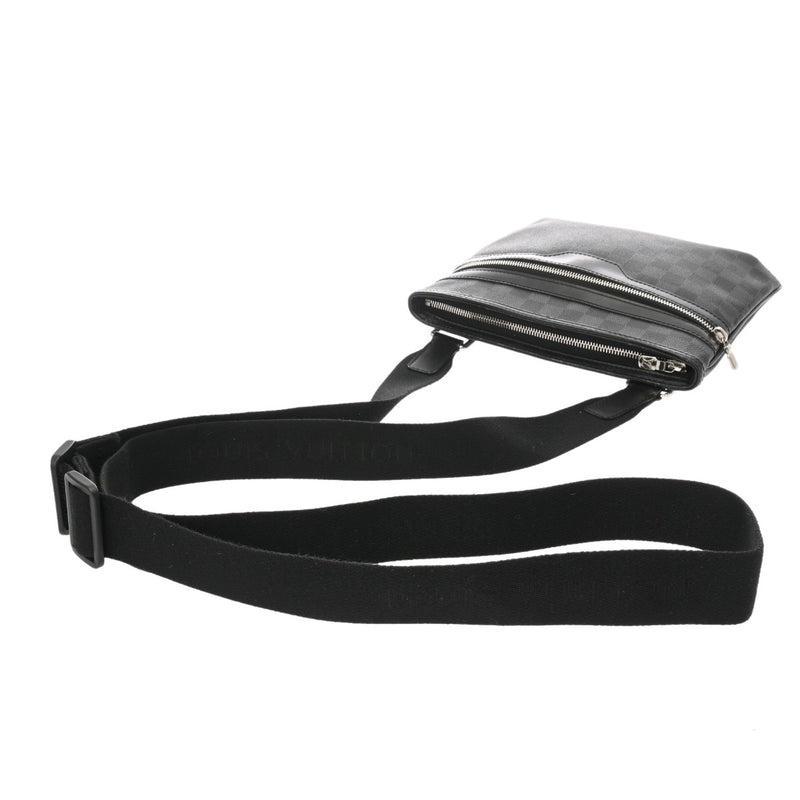 LOUIS VUITTON ルイヴィトン ダミエグラフィット トマス ブラック/グレー N58028 VI4130 メンズ ダミエキャンバス ショルダーバッグ ABランク 中古 銀蔵