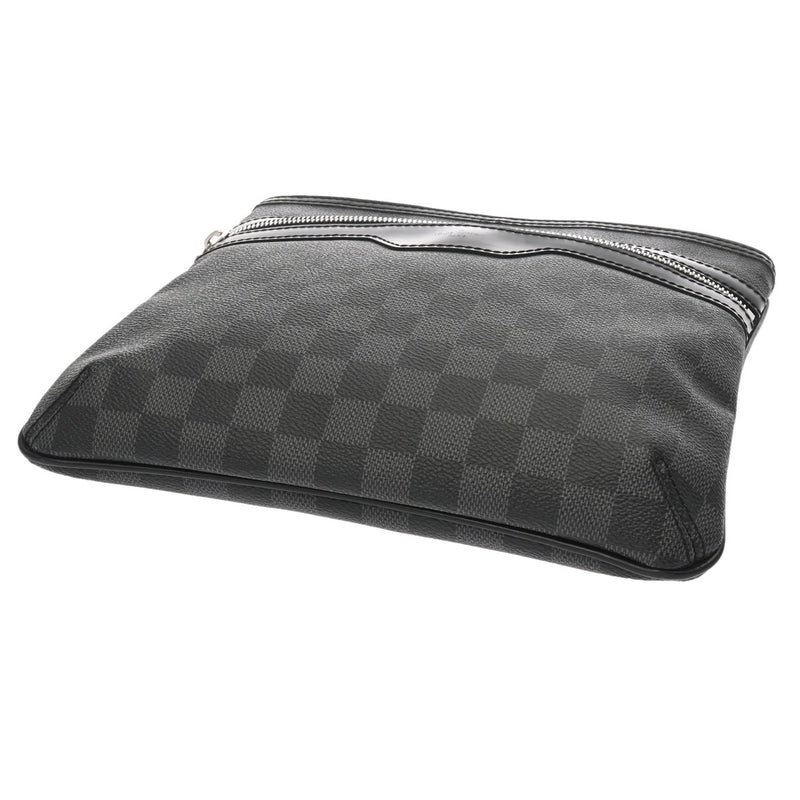 LOUIS VUITTON ルイヴィトン ダミエグラフィット トマス ブラック/グレー N58028 VI4130 メンズ ダミエキャンバス ショルダーバッグ ABランク 中古 銀蔵