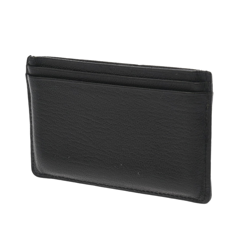 CHANEL シャネル ココマーク カードケース ブラック ユニセックス レザー カードケース Bランク 中古 銀蔵