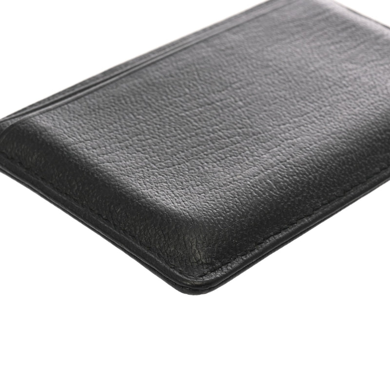 CHANEL シャネル ココマーク カードケース ブラック ユニセックス レザー カードケース Bランク 中古 銀蔵