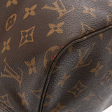 LOUIS VUITTON ルイヴィトン モノグラム ネヴァーフル　GM ピヴォワンヌ ブラウン M41180 ユニセックス モノグラムキャンバス トートバッグ Bランク 中古 銀蔵