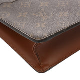 LOUIS VUITTON ルイヴィトン モノグラム ポシェットオム ブラウン M51795 メンズ モノグラムキャンバス クラッチバッグ Bランク 中古 銀蔵