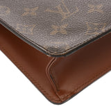 LOUIS VUITTON ルイヴィトン モノグラム ポシェットオム ブラウン M51795 メンズ モノグラムキャンバス クラッチバッグ Bランク 中古 銀蔵