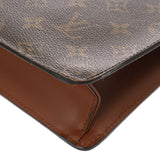 LOUIS VUITTON ルイヴィトン モノグラム ポシェットオム ブラウン M51795 メンズ モノグラムキャンバス クラッチバッグ Bランク 中古 銀蔵