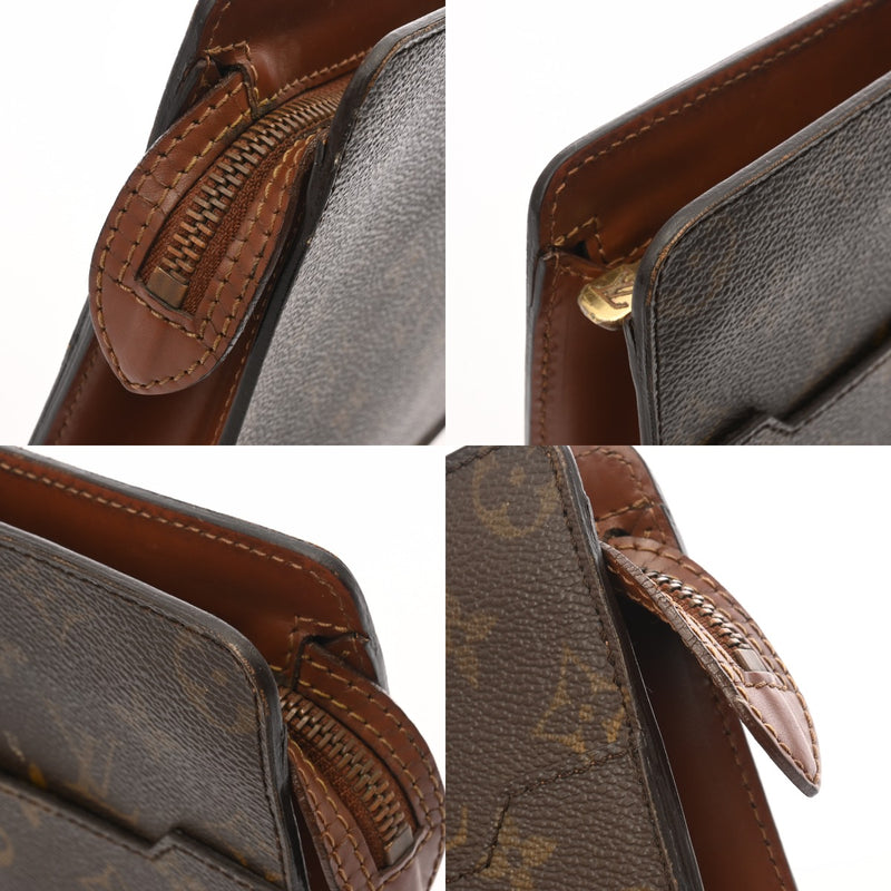 LOUIS VUITTON ルイヴィトン モノグラム ポシェットオム ブラウン M51795 メンズ モノグラムキャンバス クラッチバッグ Bランク 中古 銀蔵