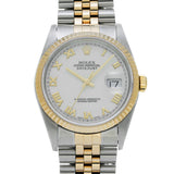 ロレックス デイトジャスト 16233 T番(1996年頃製造) ホワイト メンズ 腕時計 自動巻き 中古 銀蔵