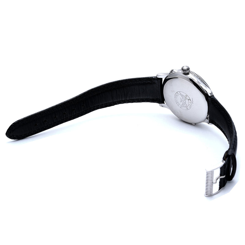 ロンジン リンドバーク 989.5212 ブルー/シルバー メンズ 腕時計 自動巻き 中古 銀蔵