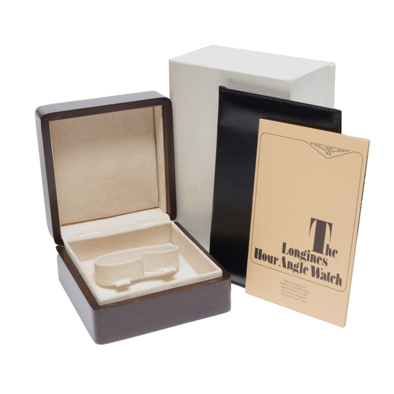 ロンジン リンドバーク 989.5212 ブルー/シルバー メンズ 腕時計 自動巻き 中古 銀蔵