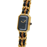 シャネル プルミエール Mサイズ H0001 ブラック レディース 腕時計 クォーツ 中古 銀蔵