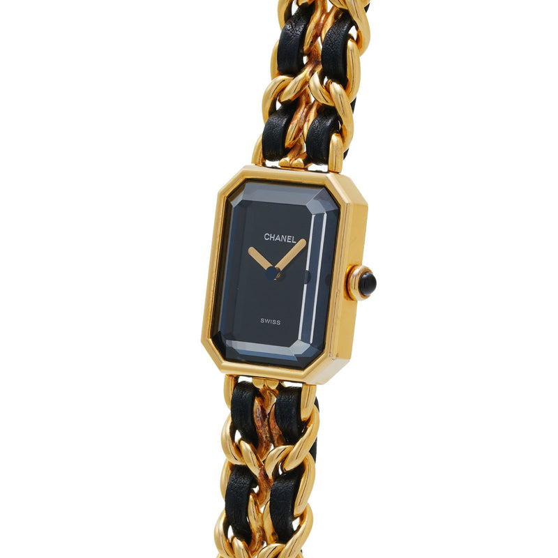 シャネル プルミエール Mサイズ H0001 ブラック レディース 腕時計 クォーツ 中古 銀蔵