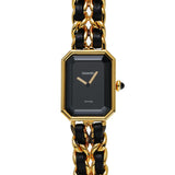 シャネル プルミエール Mサイズ H0001 ブラック レディース 腕時計 クォーツ 中古 銀蔵