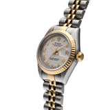 ロレックス デイトジャスト 69173 U番(1997年頃製造) ホワイトピラミッド レディース 腕時計 自動巻き 中古 銀蔵