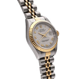 ロレックス デイトジャスト 69173 U番(1997年頃製造) ホワイトピラミッド レディース 腕時計 自動巻き 中古 銀蔵