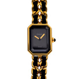 シャネル プルミエール Mサイズ H0001 ブラック レディース 腕時計 クォーツ 中古 銀蔵