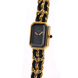 シャネル プルミエール Mサイズ H0001 ブラック レディース 腕時計 クォーツ 中古 銀蔵