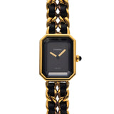 シャネル プルミエール Mサイズ H0001 ブラック レディース 腕時計 クォーツ 中古 銀蔵