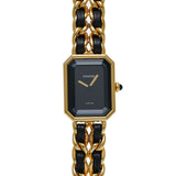 シャネル プルミエール Mサイズ H0001 ブラック レディース 腕時計 クォーツ 中古 銀蔵