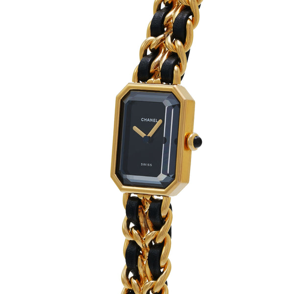 シャネル プルミエール Mサイズ H0001 ブラック レディース 腕時計 クォーツ 中古 銀蔵