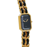 シャネル プルミエール Mサイズ H0001 ブラック レディース 腕時計 クォーツ 中古 銀蔵