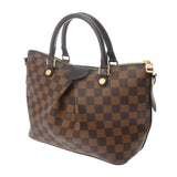 LOUIS VUITTON ルイヴィトン ダミエ シエナ PM 2WAY ブラウン N41545 レディース ダミエキャンバス ハンドバッグ Aランク 中古 銀蔵