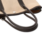 HERMES エルメス ガーデンパーティ TPM マロン □H刻印(2004年頃) レディース トワルアッシュ/ブッフルスキッパー ハンドバッグ Bランク 中古 銀蔵