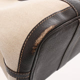 HERMES エルメス ガーデンパーティ TPM マロン □H刻印(2004年頃) レディース トワルアッシュ/ブッフルスキッパー ハンドバッグ Bランク 中古 銀蔵