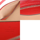 GUCCI グッチ GGマーモント レッド 739166 レディース レザー ショルダーバッグ 未使用 銀蔵