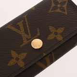 LOUIS VUITTON ルイヴィトン モノグラム 4連キーケース 旧型 ブラウン M62631 ユニセックス モノグラムキャンバス キーケース Aランク 中古 銀蔵