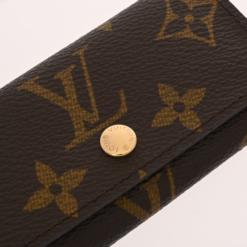 LOUIS VUITTON ルイヴィトン モノグラム 4連キーケース 旧型 ブラウン M62631 ユニセックス モノグラムキャンバス キーケース Aランク 中古 銀蔵