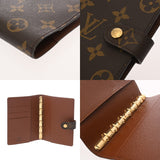 LOUIS VUITTON ルイヴィトン モノグラム アジェンダ PM ブラウン R20005 ユニセックス モノグラムキャンバス 手帳カバー ABランク 中古 銀蔵