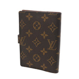 LOUIS VUITTON ルイヴィトン モノグラム アジェンダ PM ブラウン R20005 ユニセックス モノグラムキャンバス 手帳カバー ABランク 中古 銀蔵