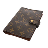 LOUIS VUITTON ルイヴィトン モノグラム アジェンダ PM ブラウン R20005 ユニセックス モノグラムキャンバス 手帳カバー ABランク 中古 銀蔵