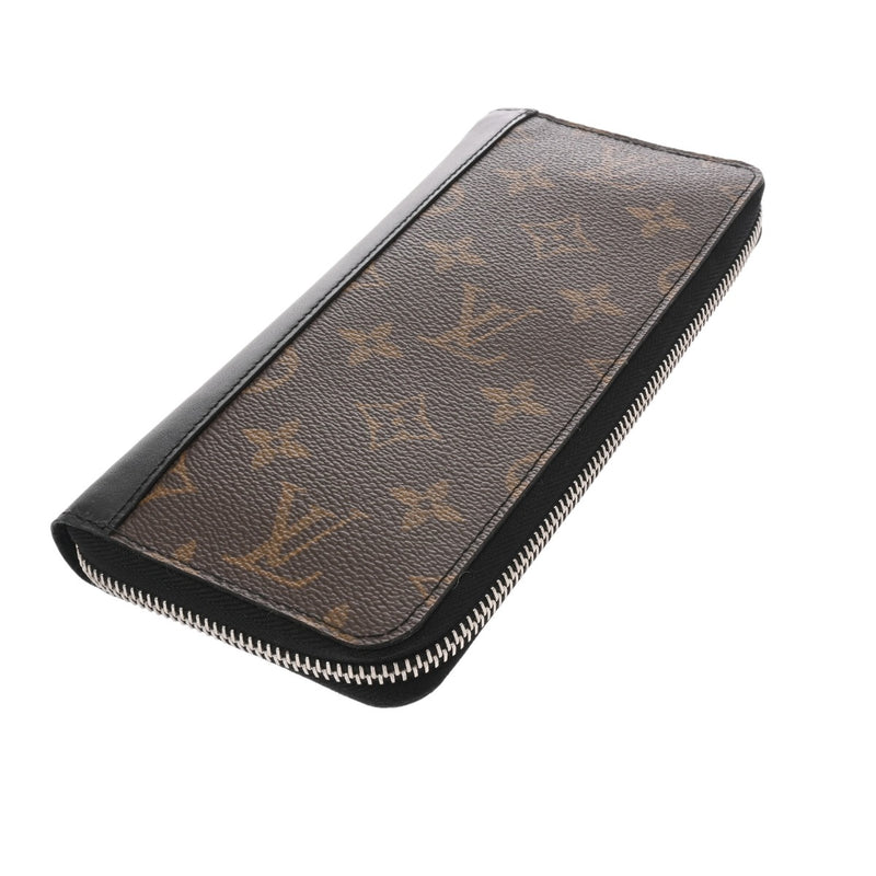 LOUIS VUITTON ルイヴィトン モノグラムマカサー ジッピーウォレット ヴェルティカル ブラウン M60109 メンズ モノグラムキャンバス 長財布 ABランク 中古 銀蔵