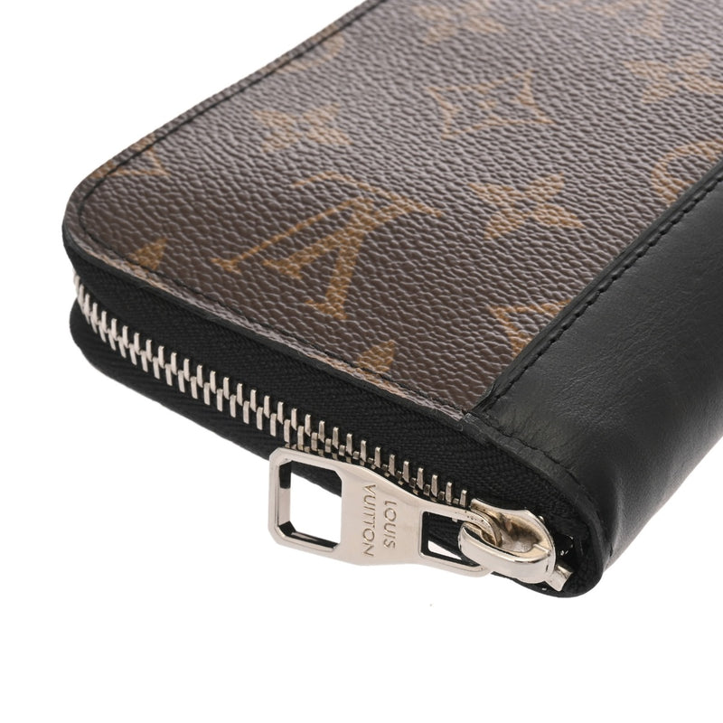 LOUIS VUITTON ルイヴィトン モノグラムマカサー ジッピーウォレット ヴェルティカル ブラウン M60109 メンズ モノグラムキャンバス 長財布 ABランク 中古 銀蔵