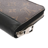 LOUIS VUITTON ルイヴィトン モノグラムマカサー ジッピーウォレット ヴェルティカル ブラウン M60109 メンズ モノグラムキャンバス 長財布 ABランク 中古 銀蔵