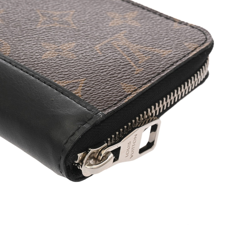 LOUIS VUITTON ルイヴィトン モノグラムマカサー ジッピーウォレット ヴェルティカル ブラウン M60109 メンズ モノグラムキャンバス 長財布 ABランク 中古 銀蔵