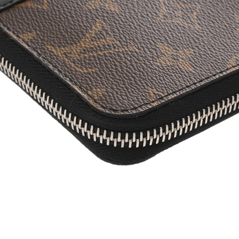 LOUIS VUITTON ルイヴィトン モノグラムマカサー ジッピーウォレット ヴェルティカル ブラウン M60109 メンズ モノグラムキャンバス 長財布 ABランク 中古 銀蔵