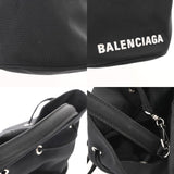 BALENCIAGA バレンシアガ ウィール XS ドローストリングバッグ ブラック 656682 レディース ナイロン ショルダーバッグ ABランク 中古 銀蔵