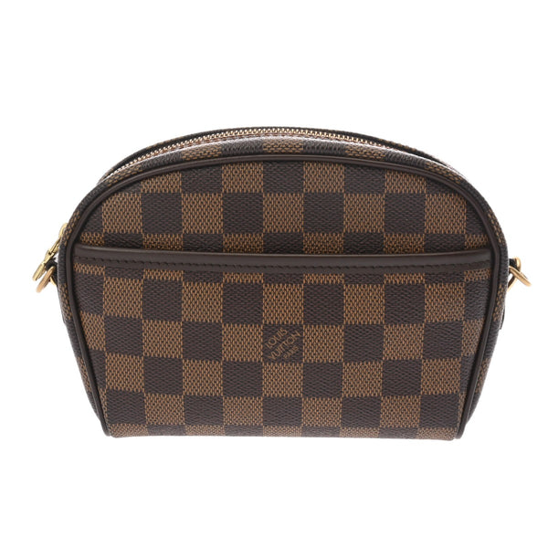 LOUIS VUITTON ルイヴィトン ダミエ ポシェットイパネマ ブラウン N51296 ユニセックス ダミエキャンバス ショルダーバッグ ABランク 中古 銀蔵