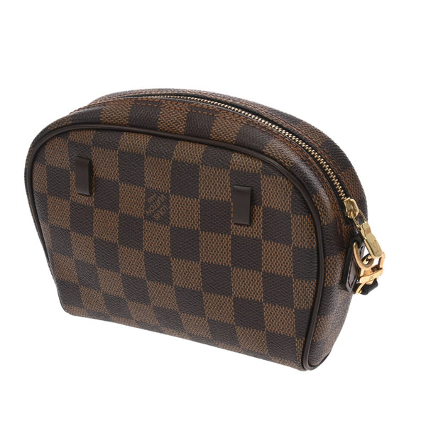 LOUIS VUITTON ルイヴィトン ダミエ ポシェットイパネマ ブラウン N51296 ユニセックス ダミエキャンバス ショルダーバッグ ABランク 中古 銀蔵