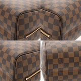 LOUIS VUITTON ルイヴィトン ダミエ ノリータ ブラウン N41455 ユニセックス ダミエキャンバス ハンドバッグ ABランク 中古 銀蔵