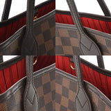 LOUIS VUITTON ルイヴィトン ダミエ ネヴァーフル PM 旧型 ブラウン N51109 レディース ダミエキャンバス ハンドバッグ ABランク 中古 銀蔵