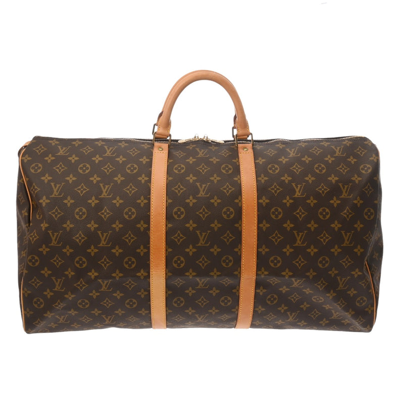 LOUIS VUITTON ルイヴィトン モノグラム キーポル 60 ブラウン M41422 ユニセックス モノグラムキャンバス ボストンバッグ Bランク 中古 銀蔵