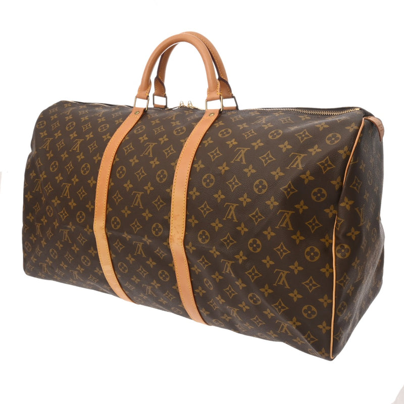 LOUIS VUITTON ルイヴィトン モノグラム キーポル 60 ブラウン M41422 ユニセックス モノグラムキャンバス ボストンバッグ Bランク 中古 銀蔵