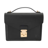 LOUIS VUITTON ルイヴィトン エピ モンソー ノワール M52122 ユニセックス エピレザー ハンドバッグ ABランク 中古 銀蔵