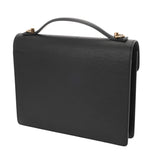 LOUIS VUITTON ルイヴィトン エピ モンソー ノワール M52122 ユニセックス エピレザー ハンドバッグ ABランク 中古 銀蔵